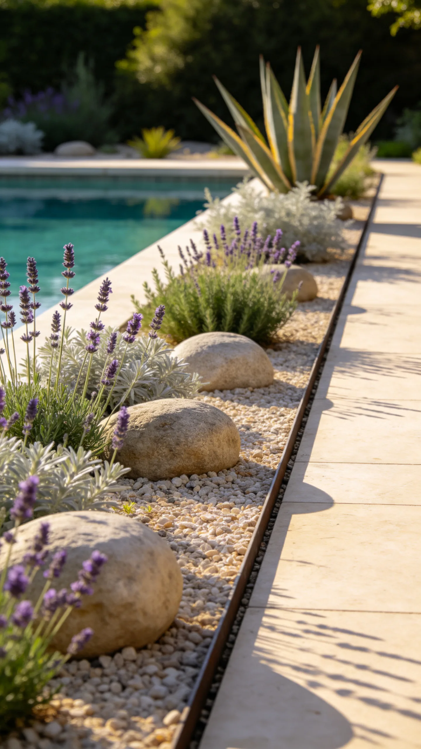12. Mediterranean Gravel Pool Border