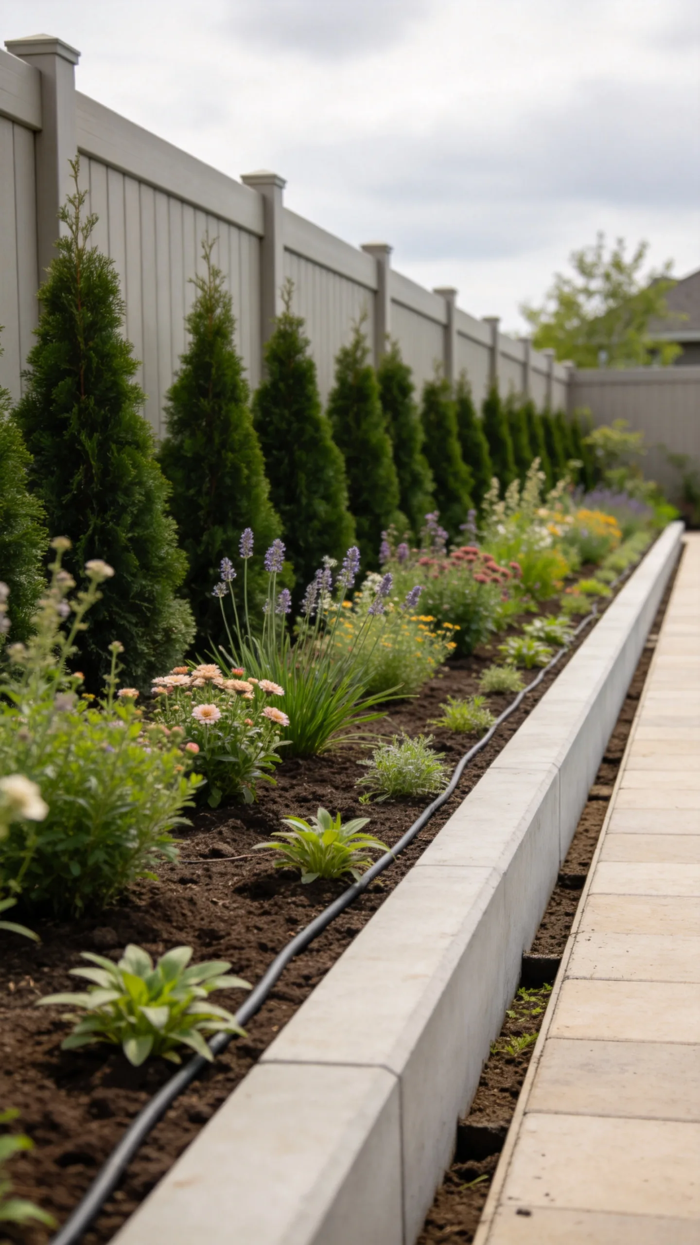 8. Raised Bed Along the Pool Fence
