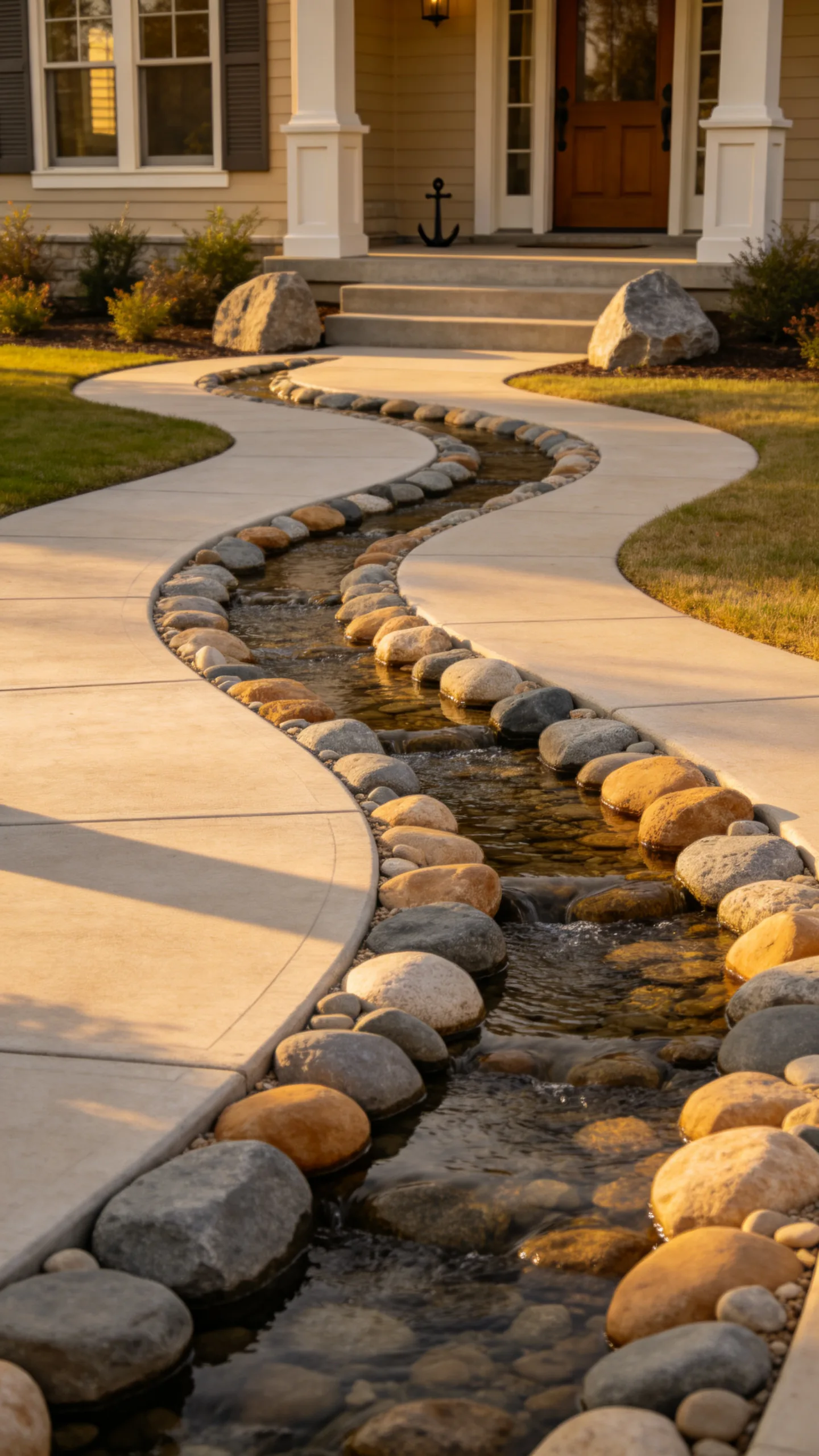 10. Porch-to-Sidewalk Welcome Stream