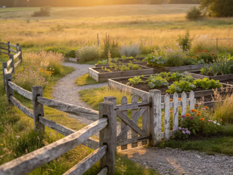 12 Rustic Fence Ideas for Country Living and Farmhouse Charm