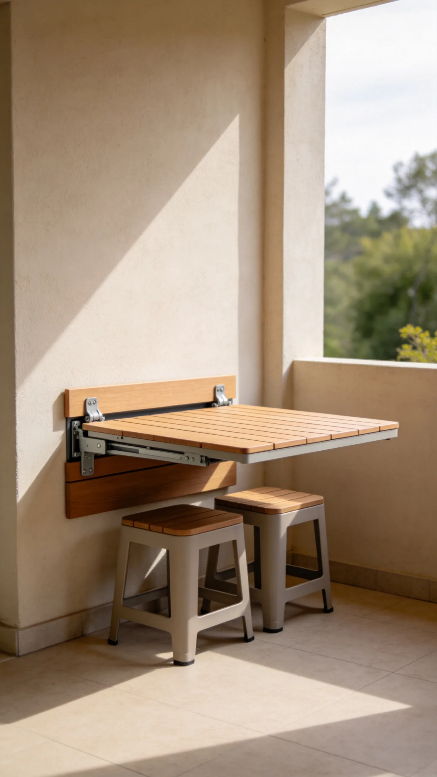 5. Install a Fold-Down Wall Table