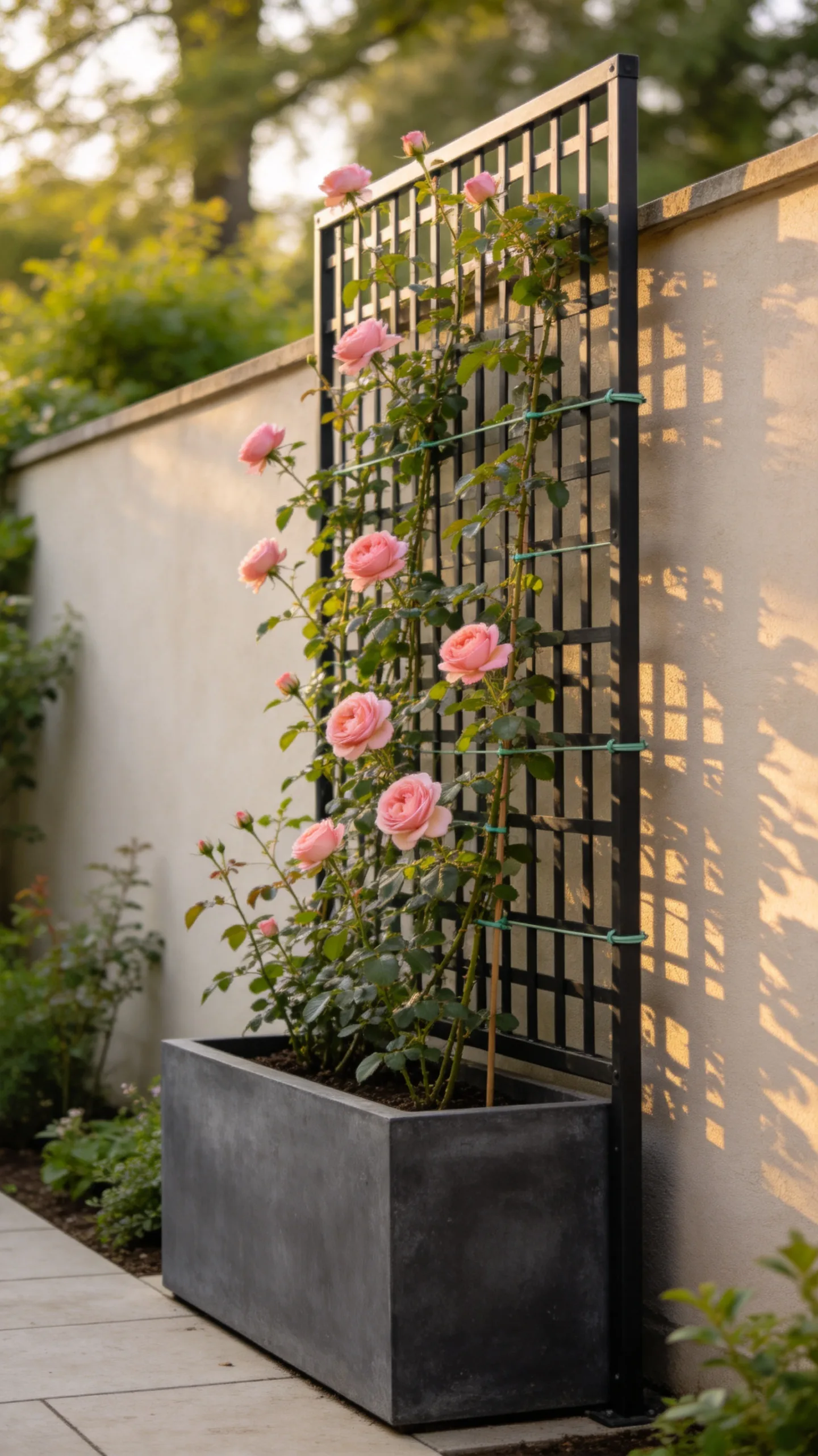 7. Create Privacy With a Narrow Trellis