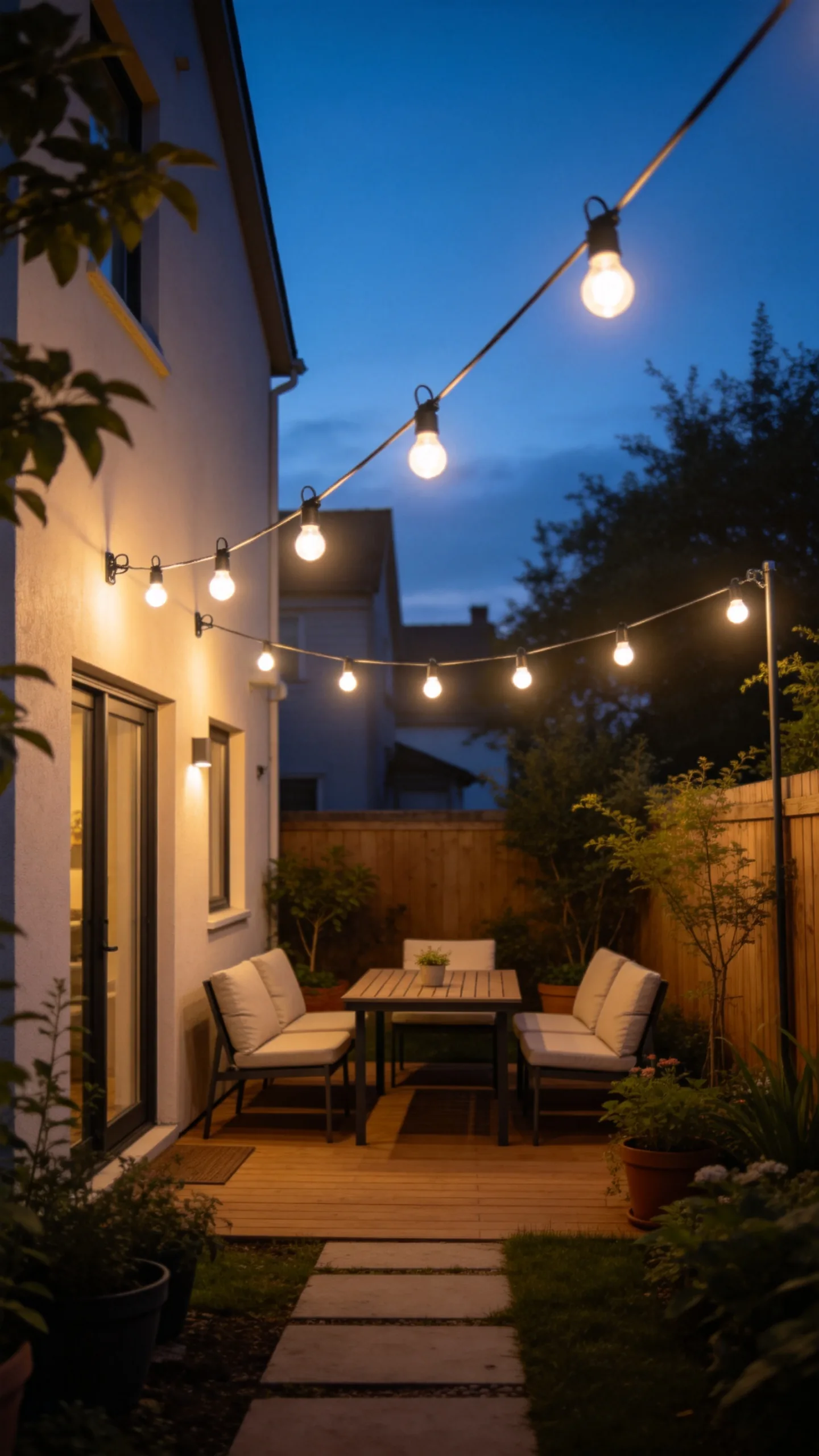 10. Hang String Lights Overhead