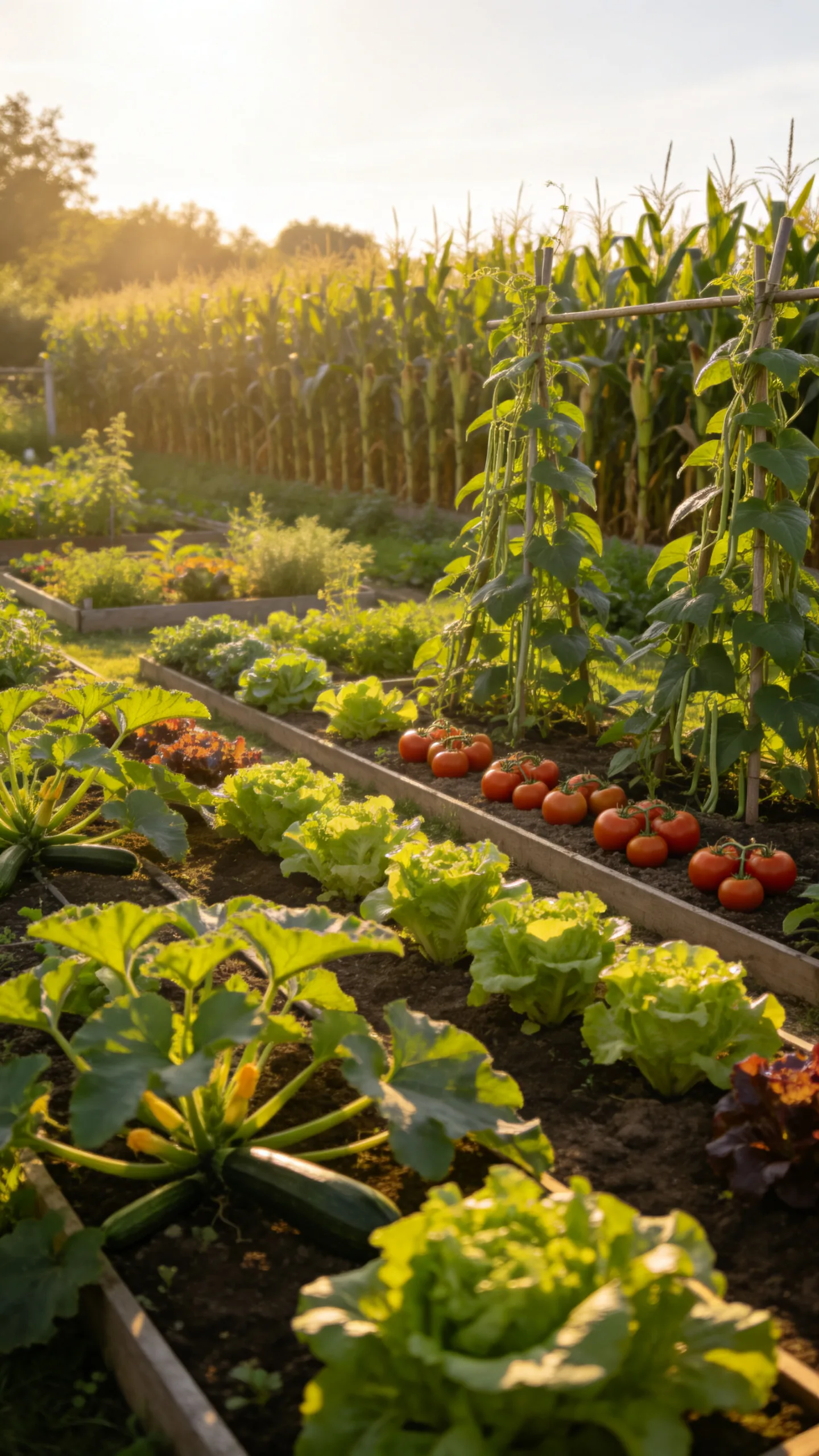 5. Put Tall Crops on the North Side