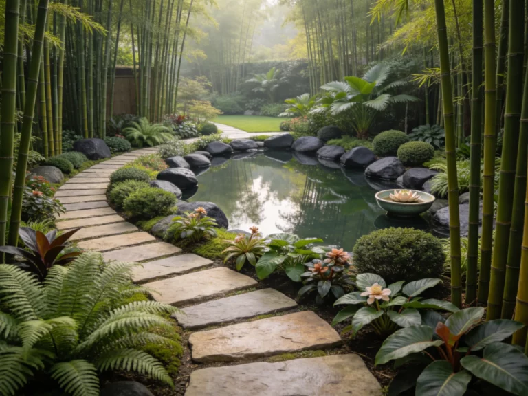 21 Beautiful Thai Garden Design Ideas With Stone, Bamboo, and Water