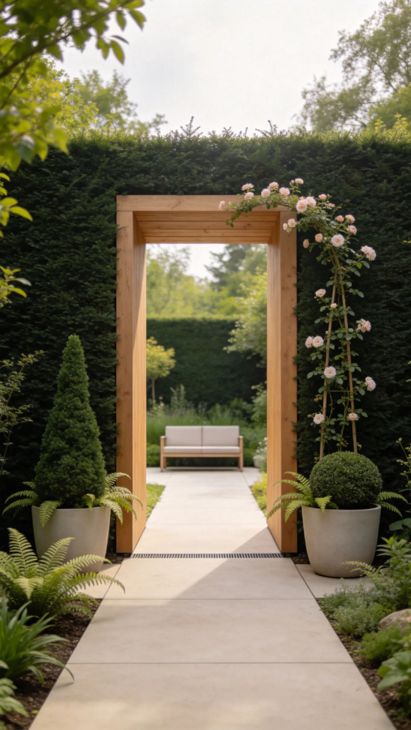 11. Create a Quiet Garden Entrance