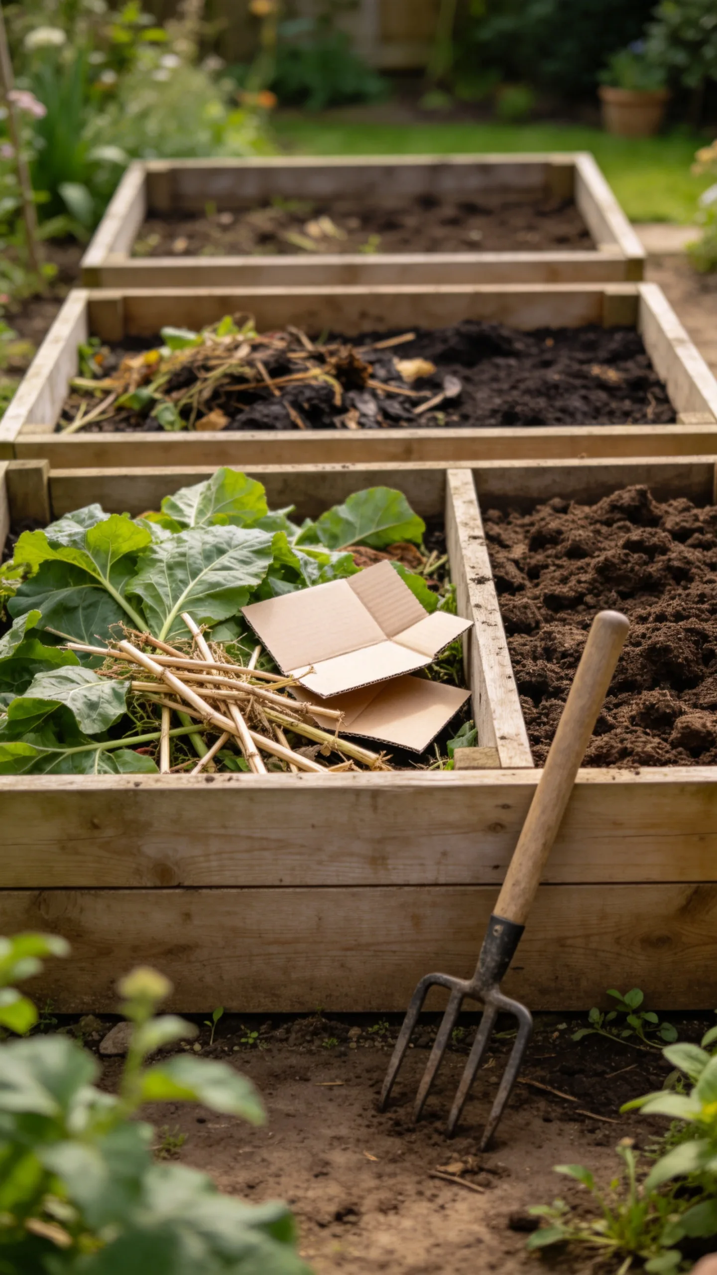 14. Plan a Three-Bin Composting Area