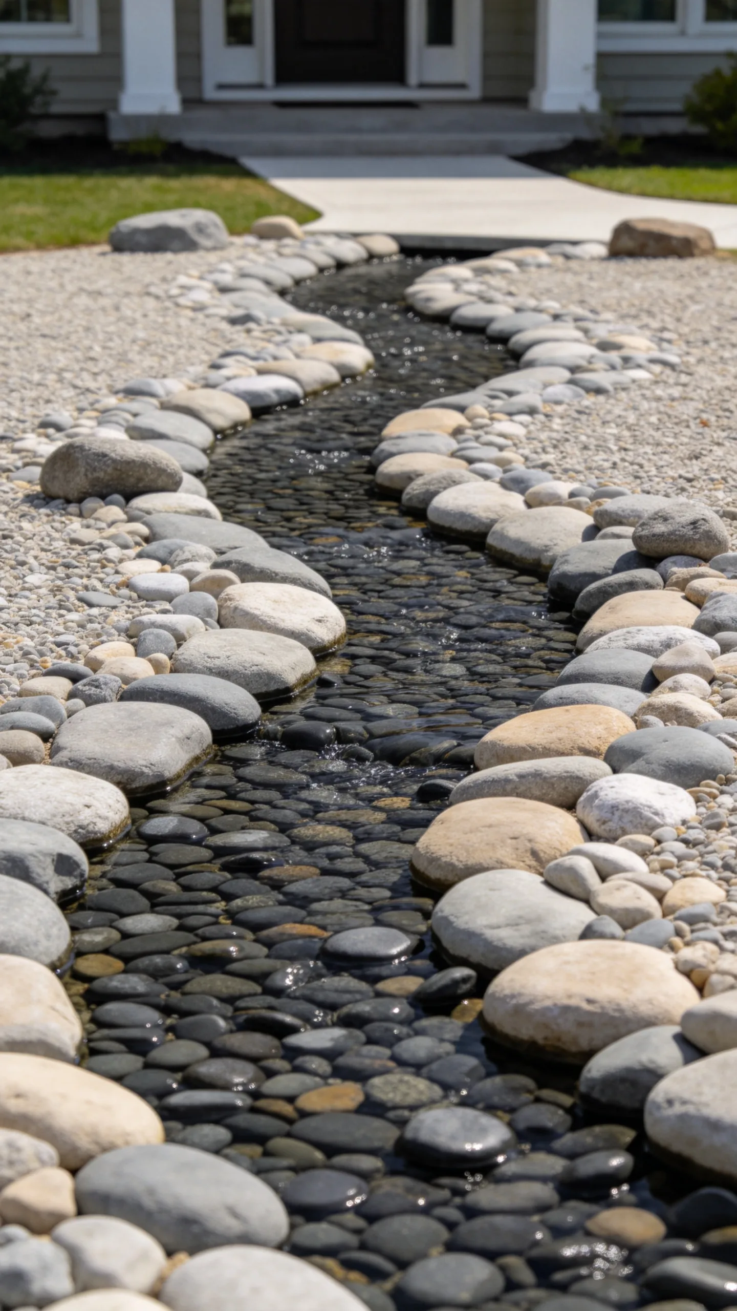 12. Two-Tone Stone River Pattern